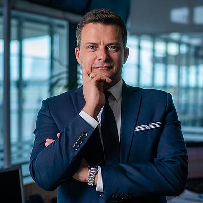 Marcin Ciupa - Absolwent studiów podyplomowych Zarządzanie bezpieczeństwem w lotnictwie (SMS)
